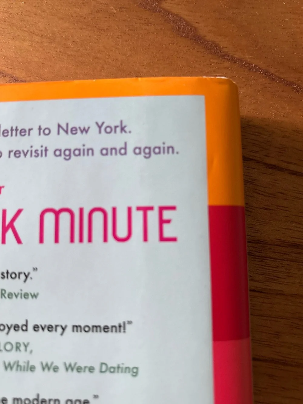 In a New York Minute by Kate Spencer Hardcover Book - Fiction, Novel, Romance